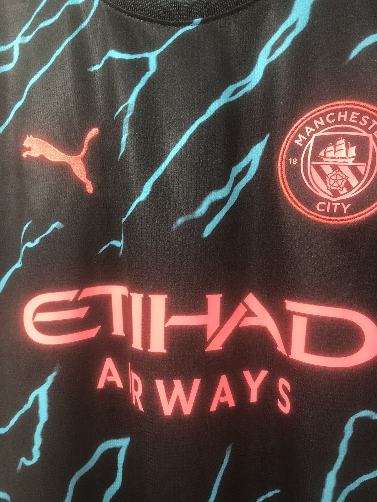 Manchester City Haaland #9 2023/24 Medium 3rd Excellent Condition 770461-03