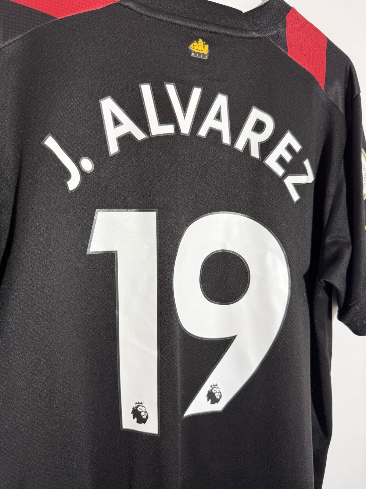 Manchester City J. Alvarez #19 2022/23 Large Away Excellent Condition 765722-02