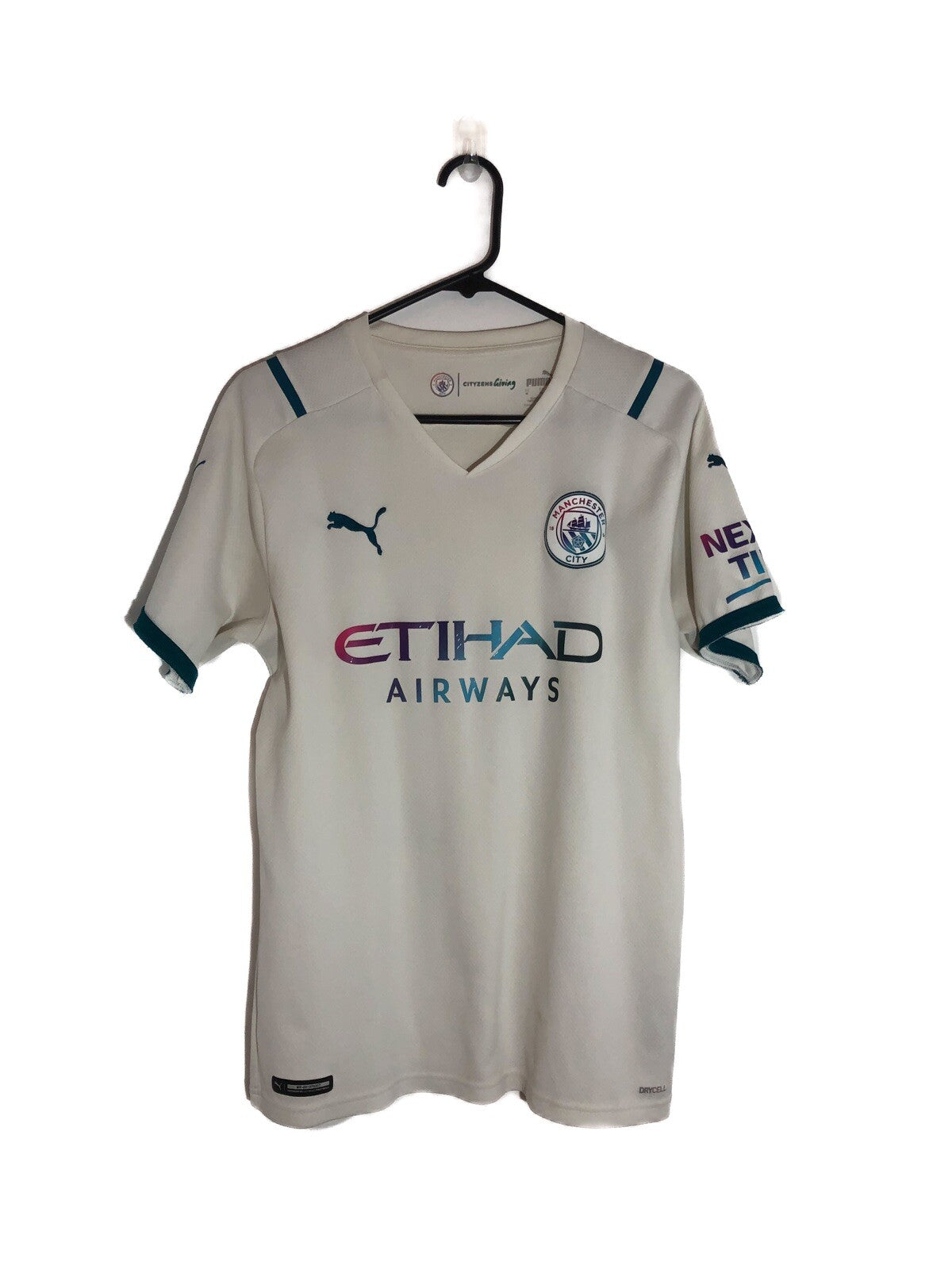 Manchester City Grealish #10 2021/22 Medium Away Excellent Condition 759211-02