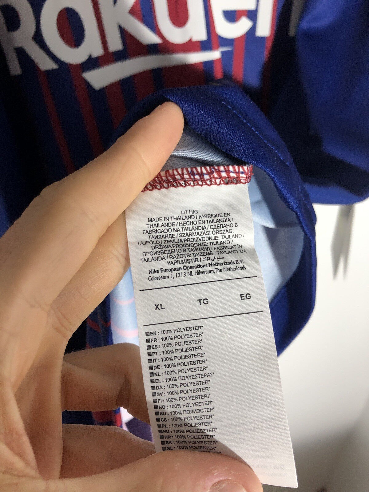 Barcelona S. Roberto #20 2017/18 XL Home Shirt Nike BNWT 847255-457