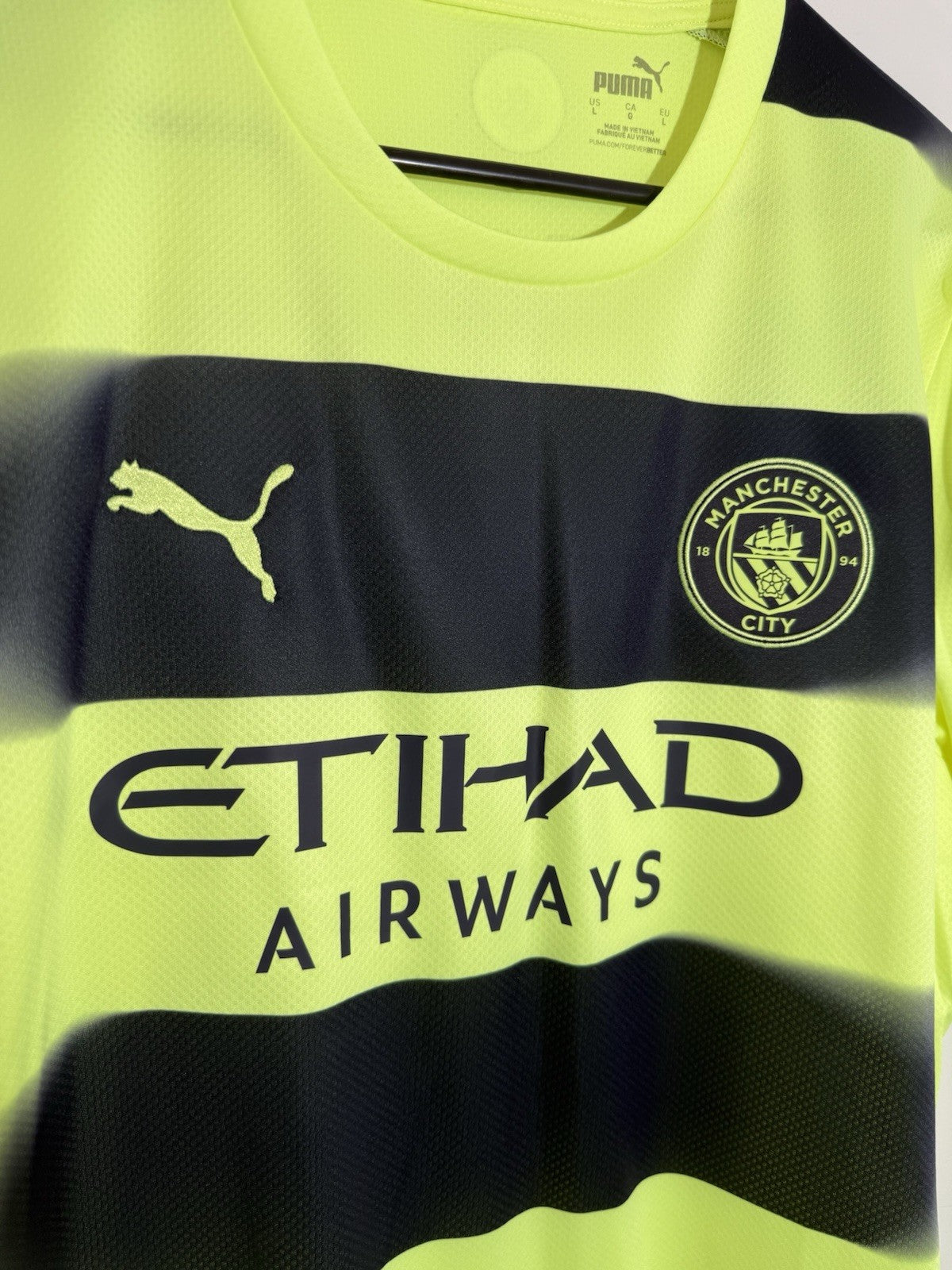 Manchester City J. Alvarez #19 2022/23 Treble Large 3rd Shirt BNWT 765734-03