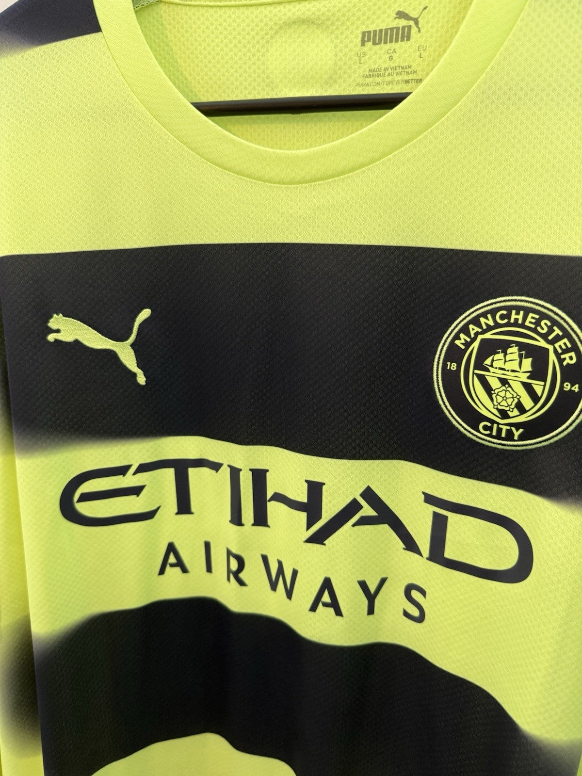 Manchester City De Bruyne #17 2022/23 Large 3rd Excellent Condition 765735-03
