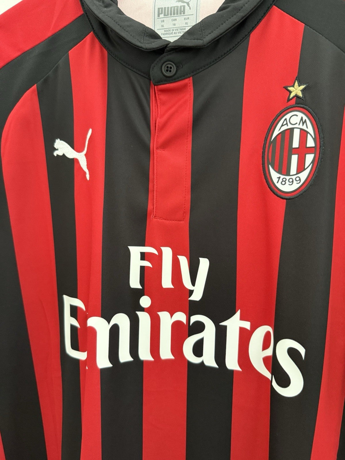 AC Milan Calabria #2 2018/19 XL Home Shirt Puma BNWT 754419-06