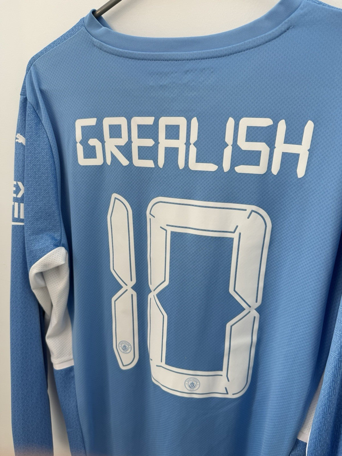 Manchester City Grealish #10 2021/22 Large Home Excellent Condition 759203-01