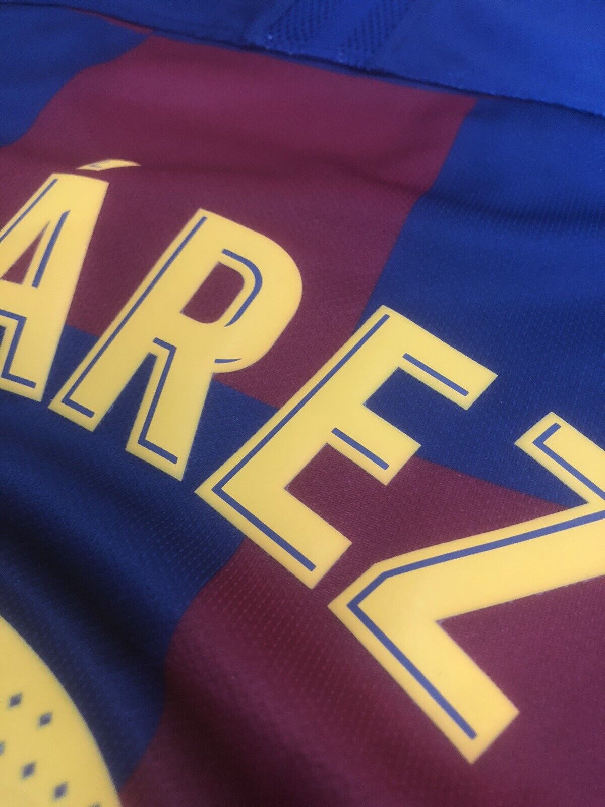 Suarez 9 Barcelona Xl 2019 20 Home Shirt Nike Excellent Condition  Aj5532 456