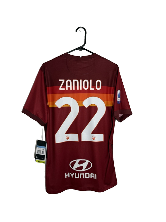 AS Roma Zaniolo #22 2020/21 Home Medium Shirt Nike BNWT CD4248-614