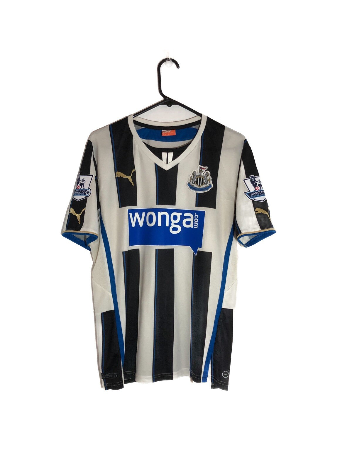 Newcastle United Cisse #9 2013/14 Medium Home Shirt Excellent Condition 743470