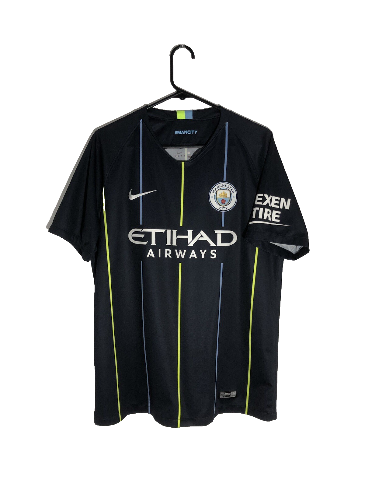 Manchester City De Bruyne #17 2018/19 Large Away Excellent Condition 919002-476