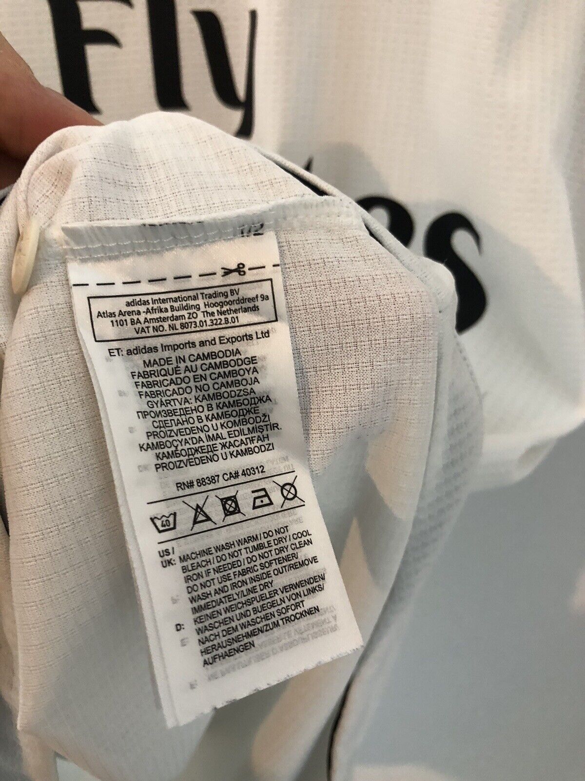 Isco #22 Real Madrid 2018/19 Home Authentic Medium Excellent Condition CG0561