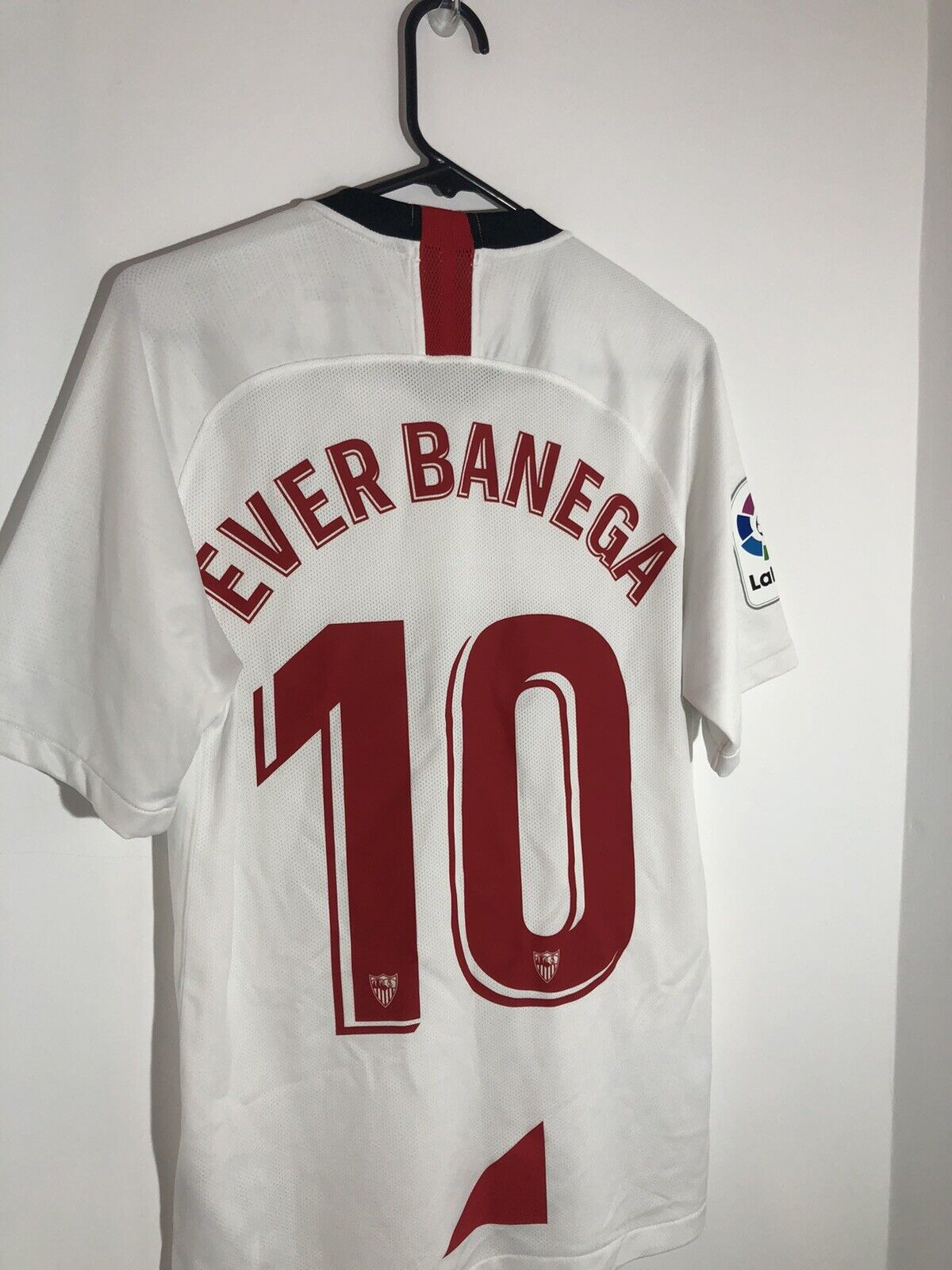 Ever Banega 10 Sevilla 2019 20 Home Medium Shirt Excellent Condition  Aj1018 104