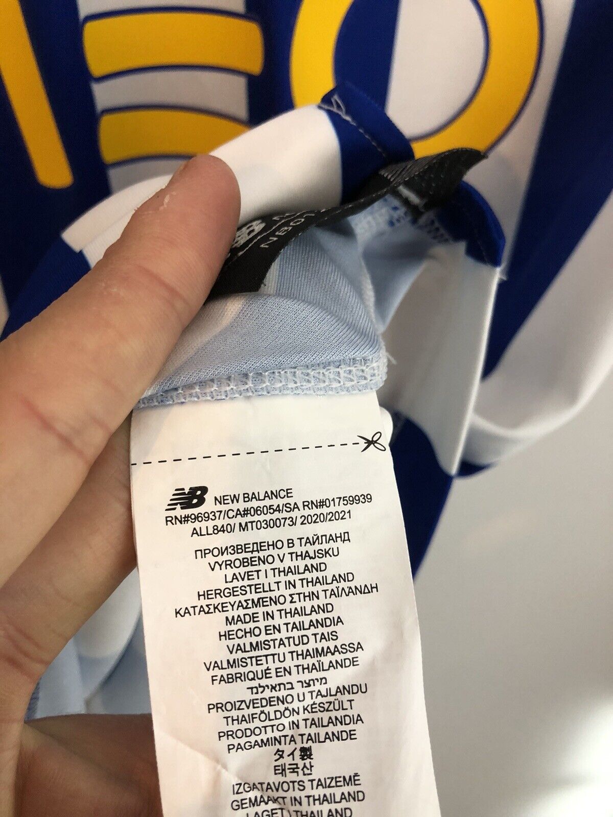 Luis Diaz #7 Porto 2020/21 Small Home New Balance Excellent Condition MT030073