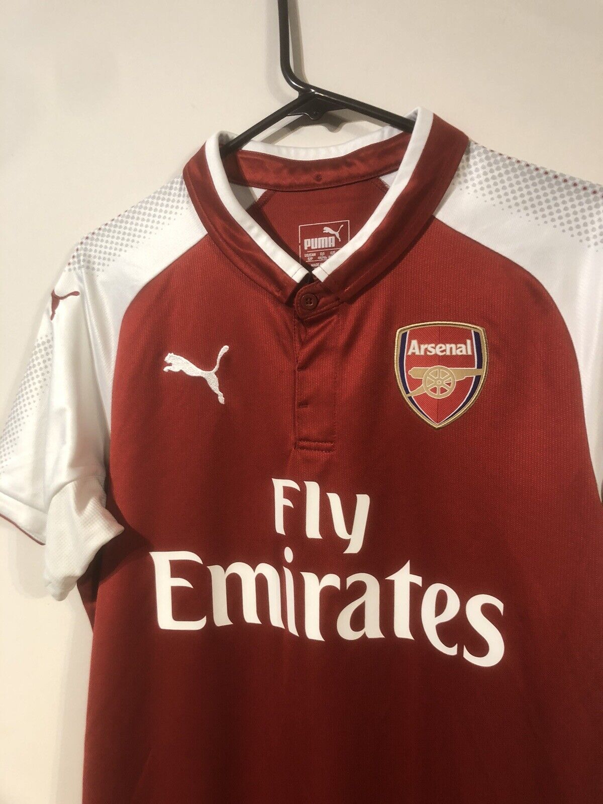 Nketiah #62 Arsenal 2017/18 Small Home Shirt Very Good Condition 751509