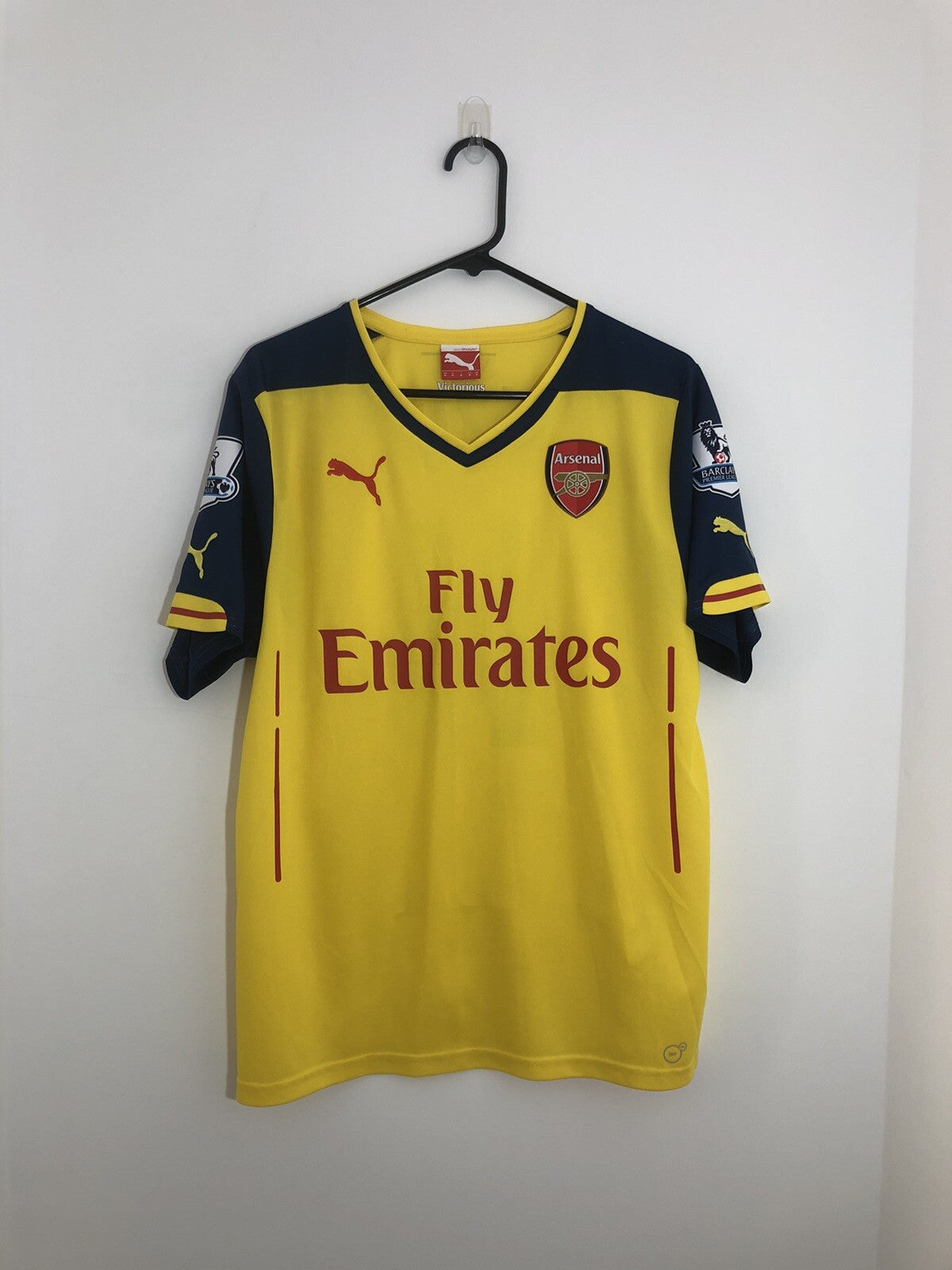Arsenal Ozil #11 2014/15 Away Medium Shirt Puma Excellent Condition 746449