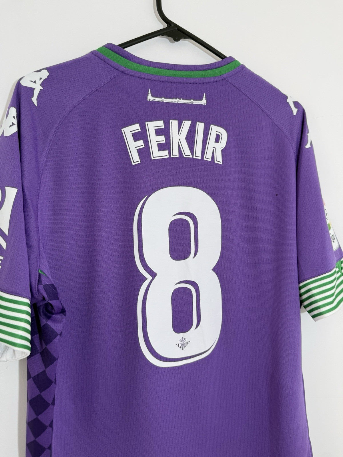 Real Betis Fekir #8 2020/21 XL Kappa Kombat Away Shirt 3118ZDW