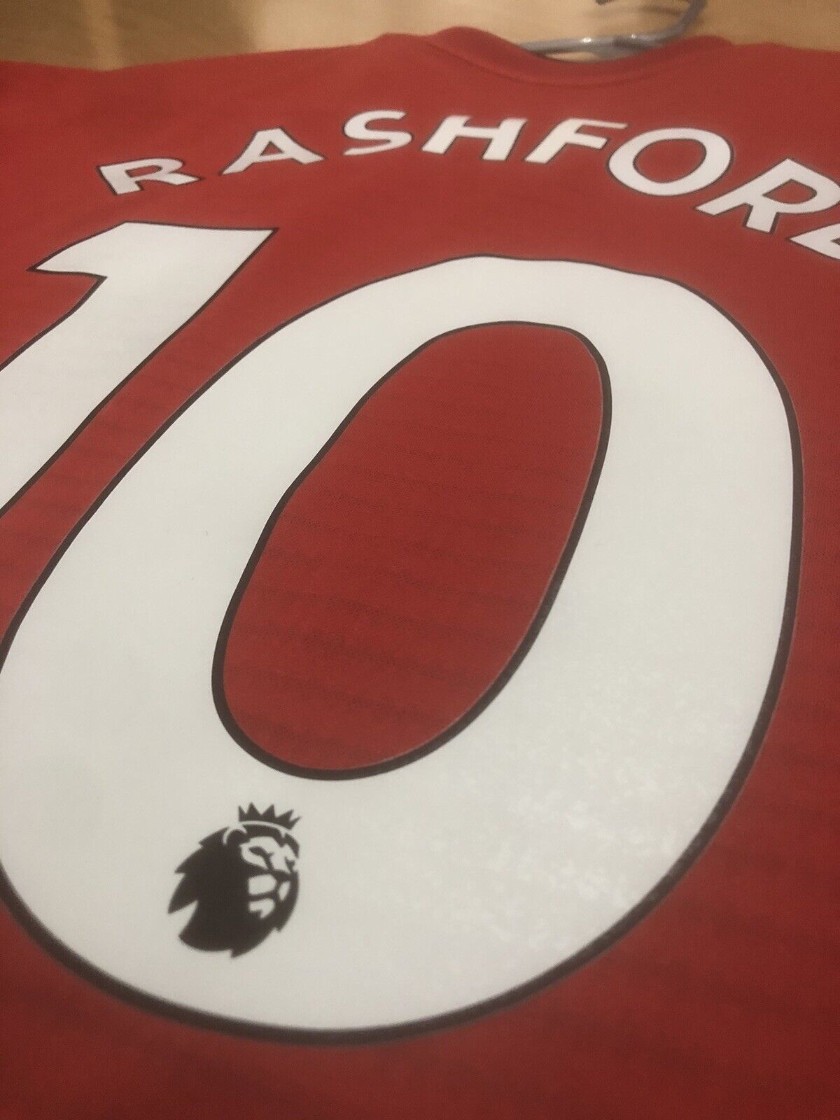 Rashford 10 Manchester United Large Ls 2018 19 Home Excellent Condition Cg0047