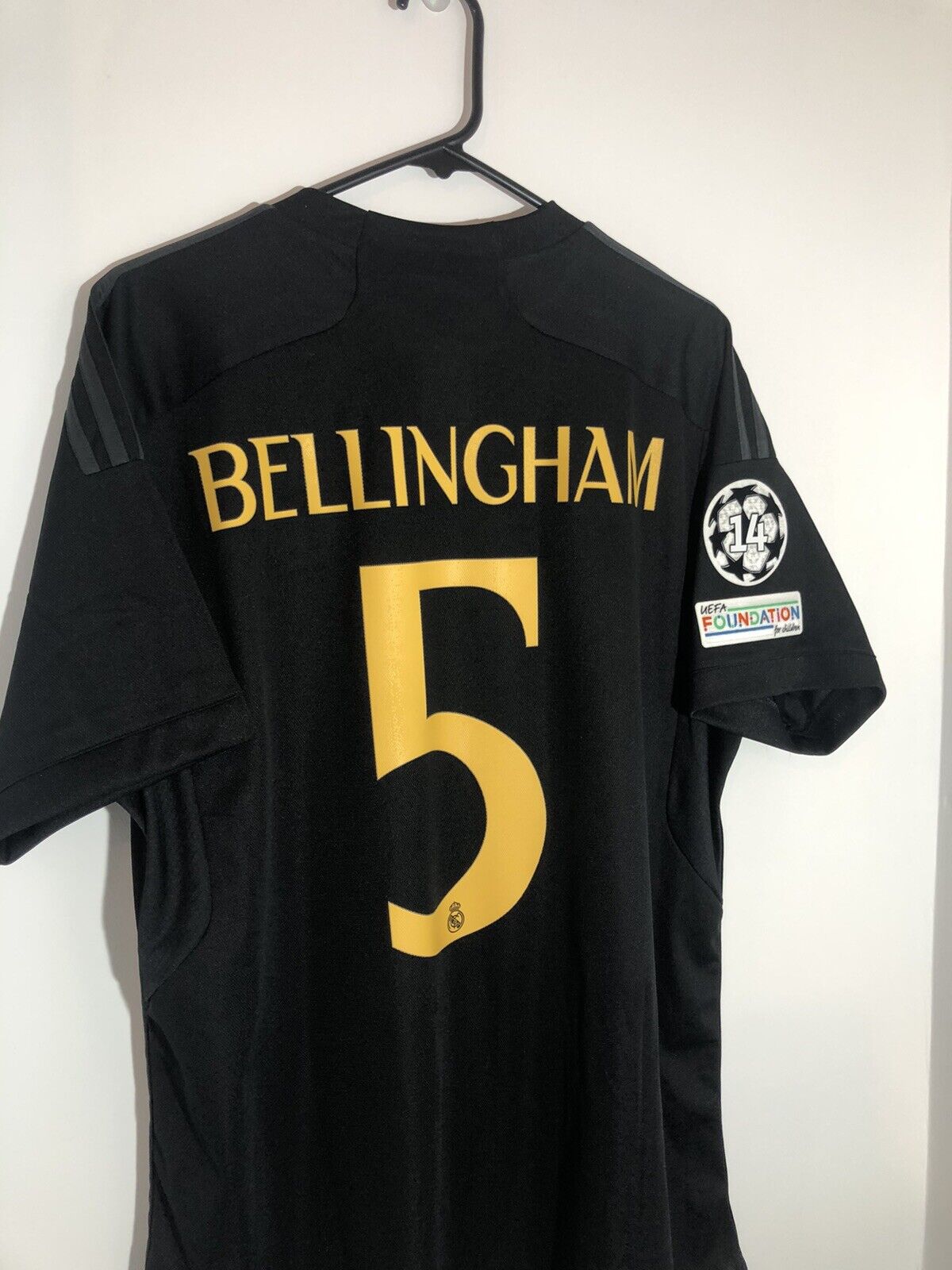 Bellingham 5 Real Madrid 2023 24 3rd Xl Cl Shirt Excellent Condition In9846