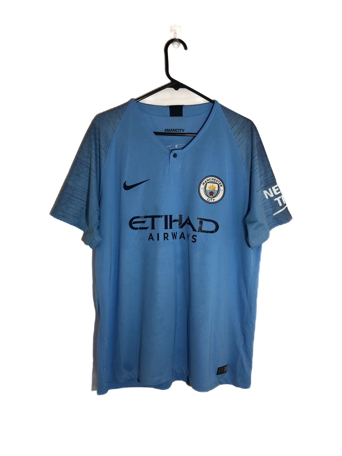 Man City De Bruyne #17 2018/19 XL Home Shirt Excellent Condition 894431-489