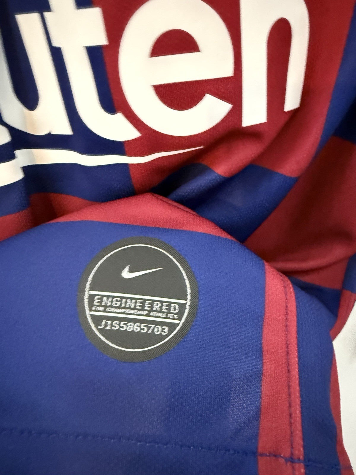 Barcelona Suarez #9 2019/20 Medium Home Shirt Nike BNWT AJ5532-456