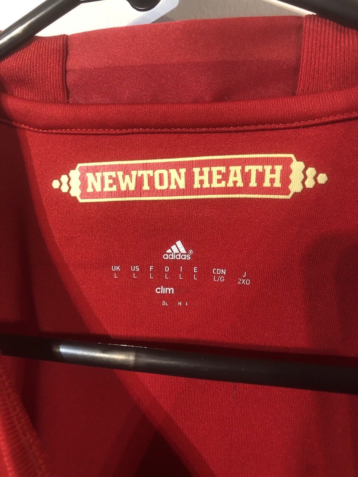 Pogba #6 Manchester United Large 2016/17 Home Shirt Adidas Good Condition