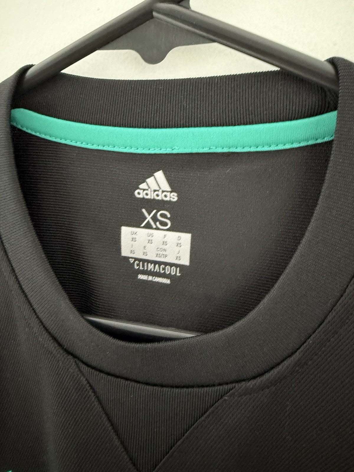 Real Madrid Bale #11 2017/18 Away XS Shirt Adidas Excellent Condition