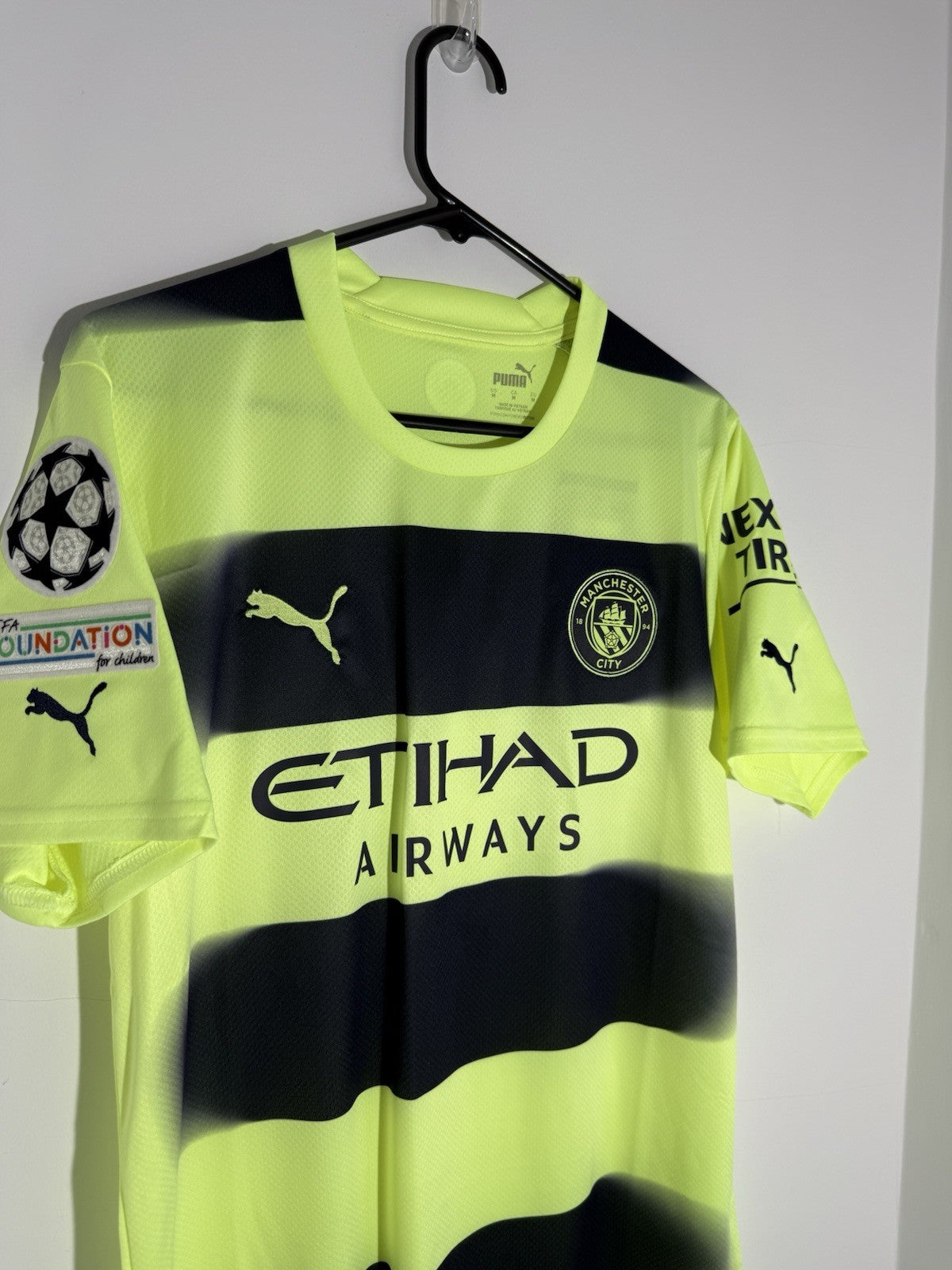 Manchester City Foden #47 2022/23 Large CL 3rd Shirt BNWT 765734-03