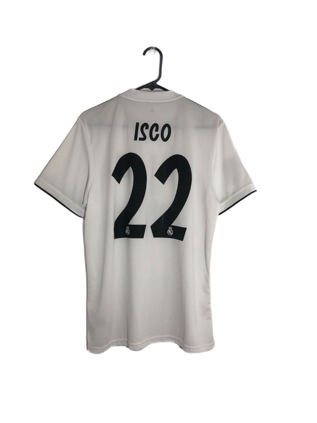 Real Madrid Isco #22 2018/19 Medium Home Shirt Adidas Excellent Condition CG0550