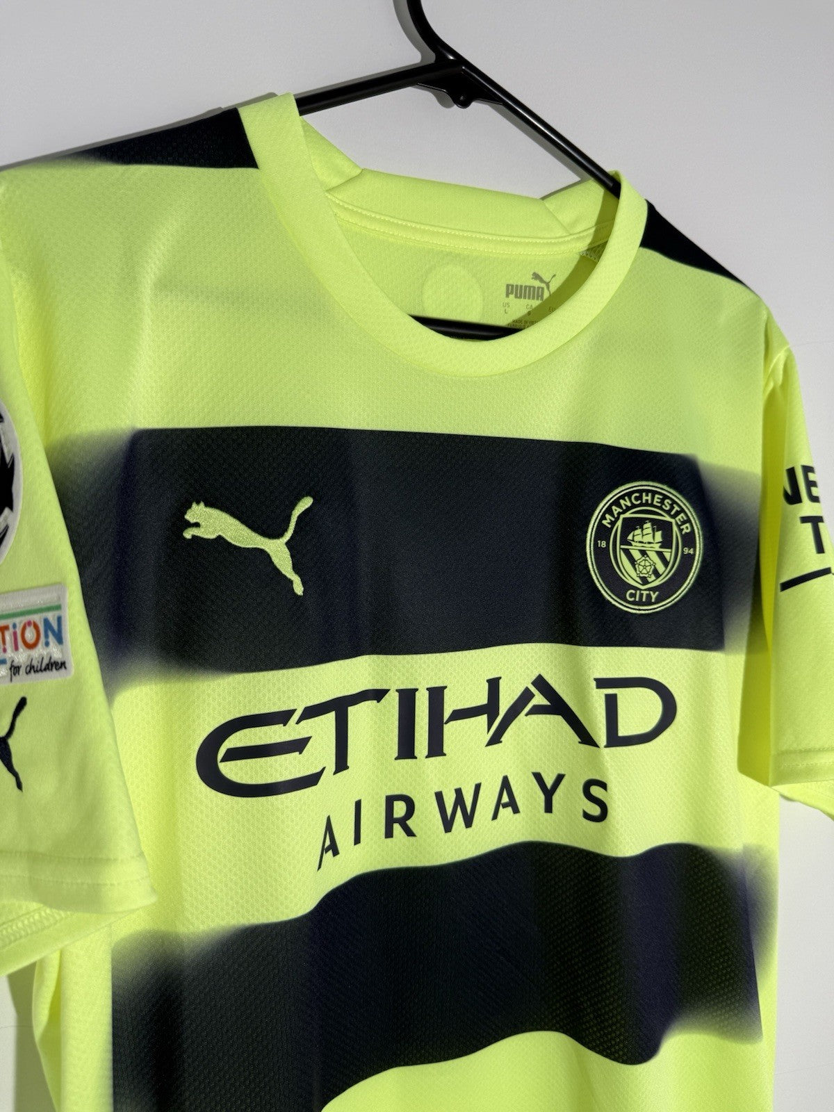 Manchester City Haaland #9 2022/23 Large 3rd Shirt Puma BNWT 765734-03