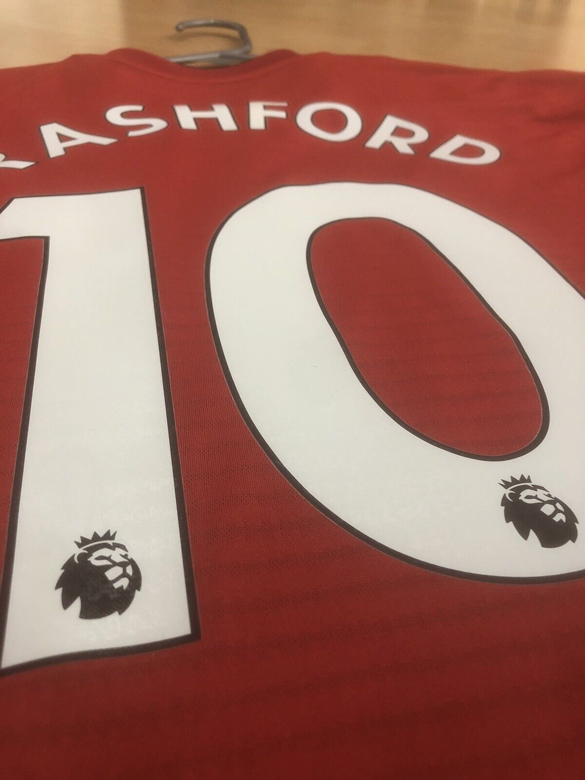 Rashford 10 Manchester United Large Ls 2018 19 Home Excellent Condition Cg0047