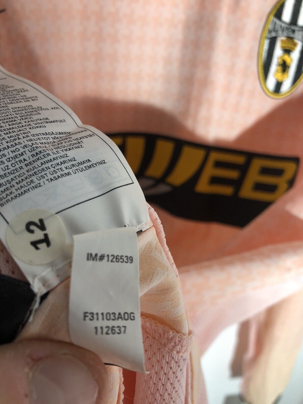 Del Piero 10 Juventus 2003 04 Xl 3rd Football Brand New With Tag 114324 600