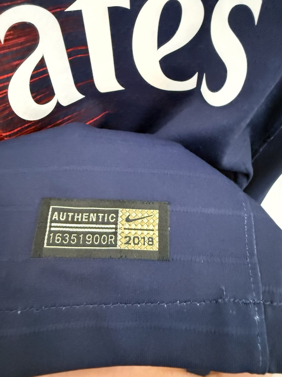 PSG Veratti #6 2018/19 Small Vapor Home Shirt Excellent Condition 894419-411