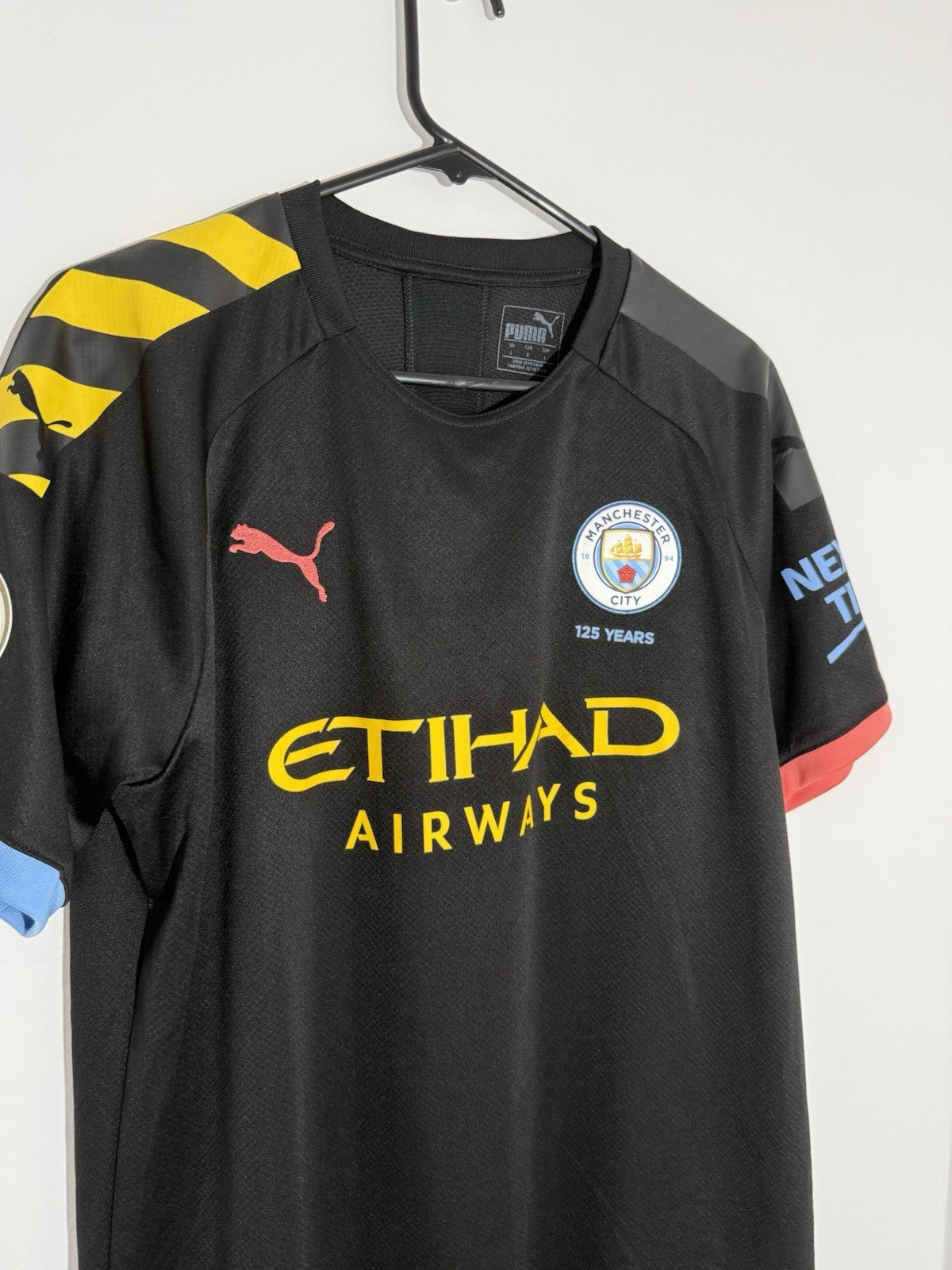 Manchester City De Bruyne #17 2019/20 Large Away Excellent Condition 755590-02