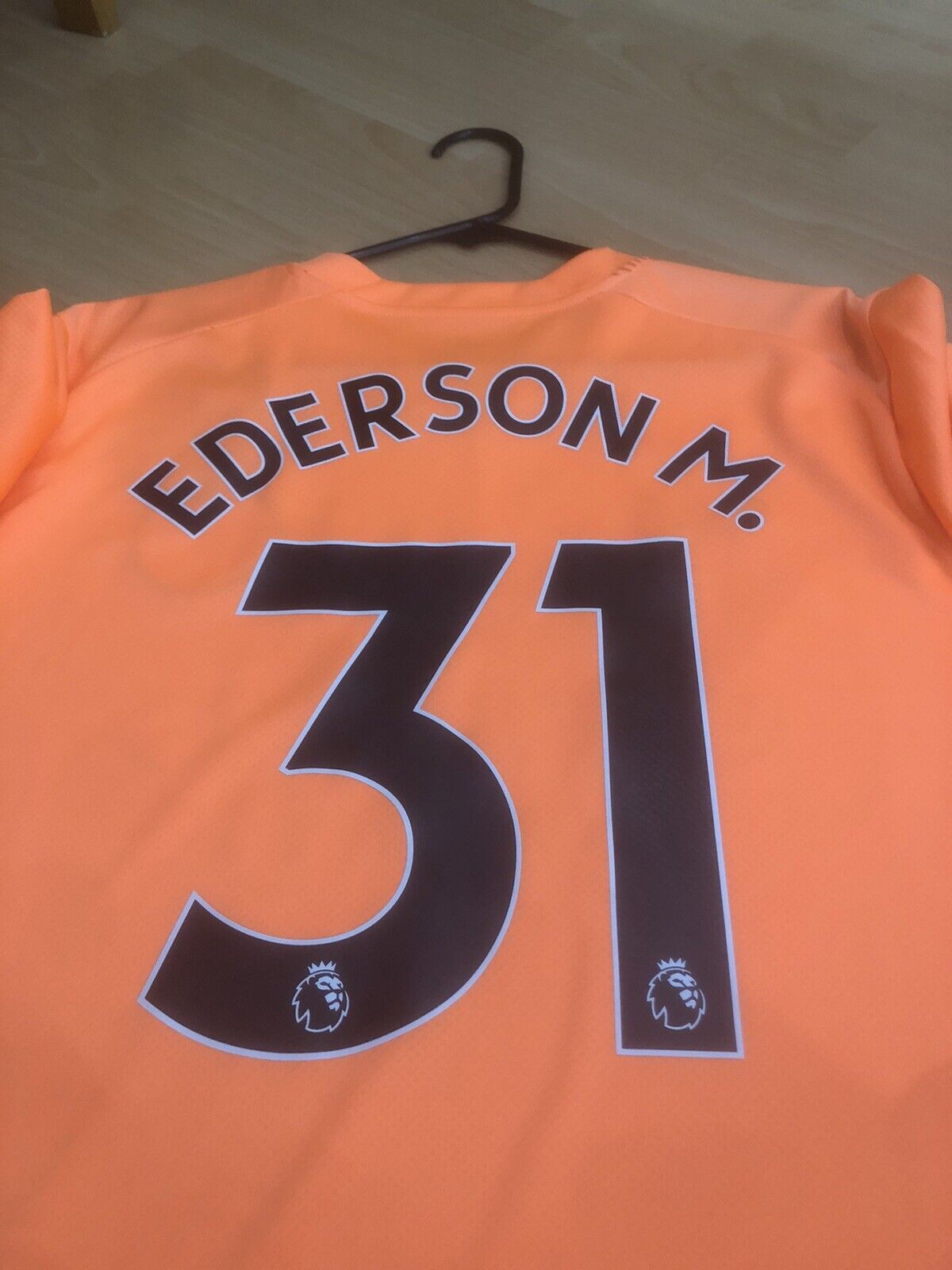 Ederson M 31 Manchester City 2022 23 XL Home Goalkeeper Shirt 765746 99