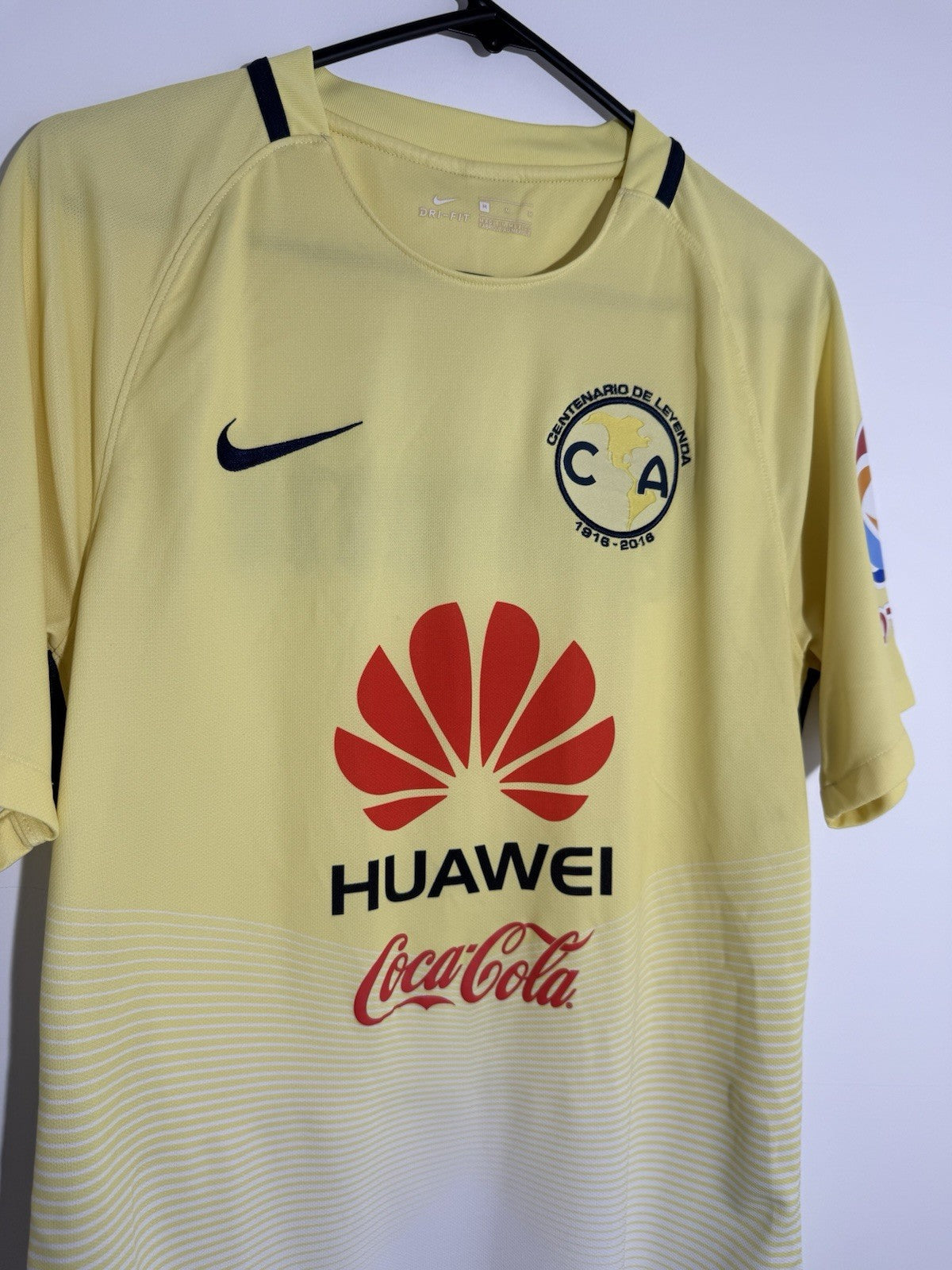 Club America 2016/17 Medium Home Shirt Nike Excellent Condition 776831-707