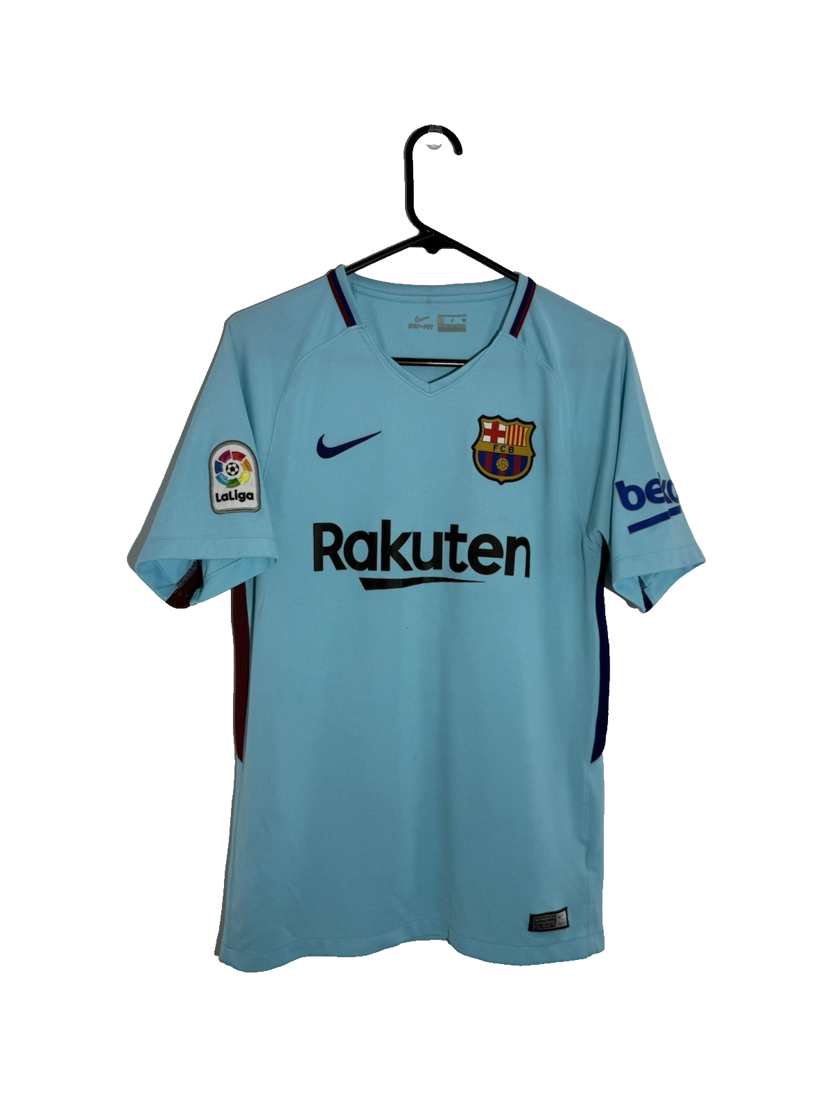 Barcelona Suarez #9 2017/18 Small Away Shirt Excellent Condition 847254-484