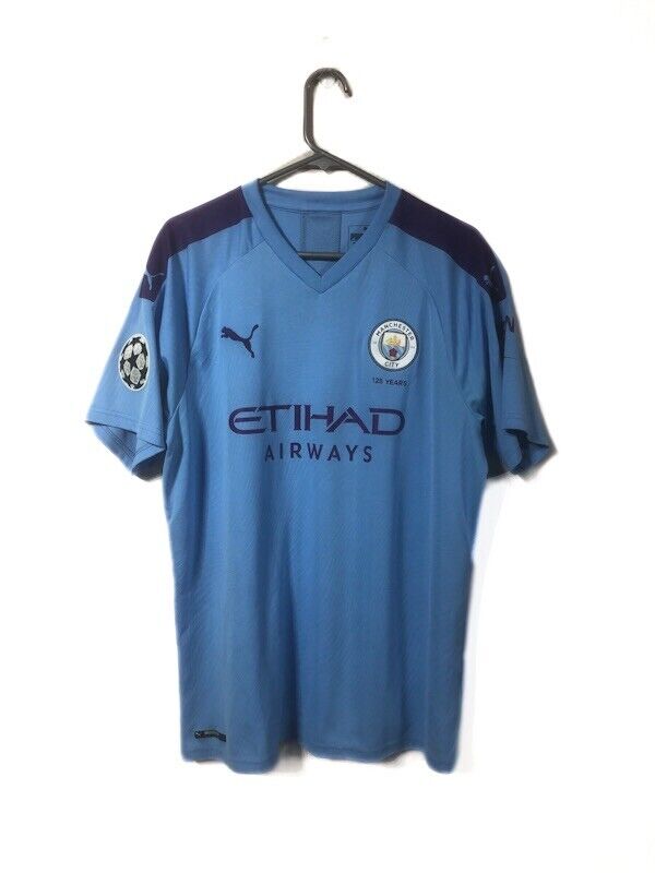 Silva 21 Manchester City 2019 20 Xl Home Shirt Excellent Condition 755586 01