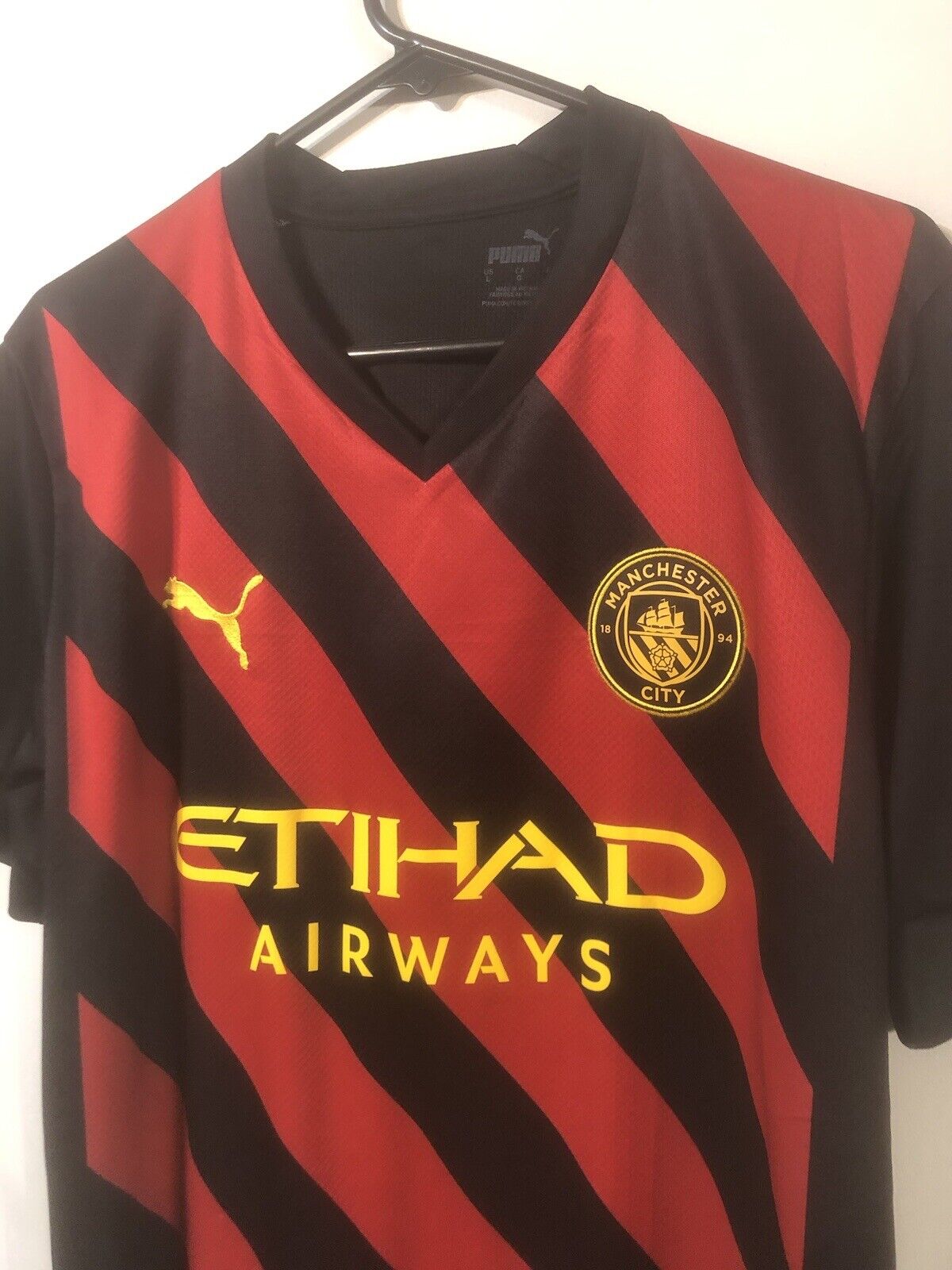 Foden #47 Manchester City Treble 2022/23 Large Away Shirt Excellent Condition