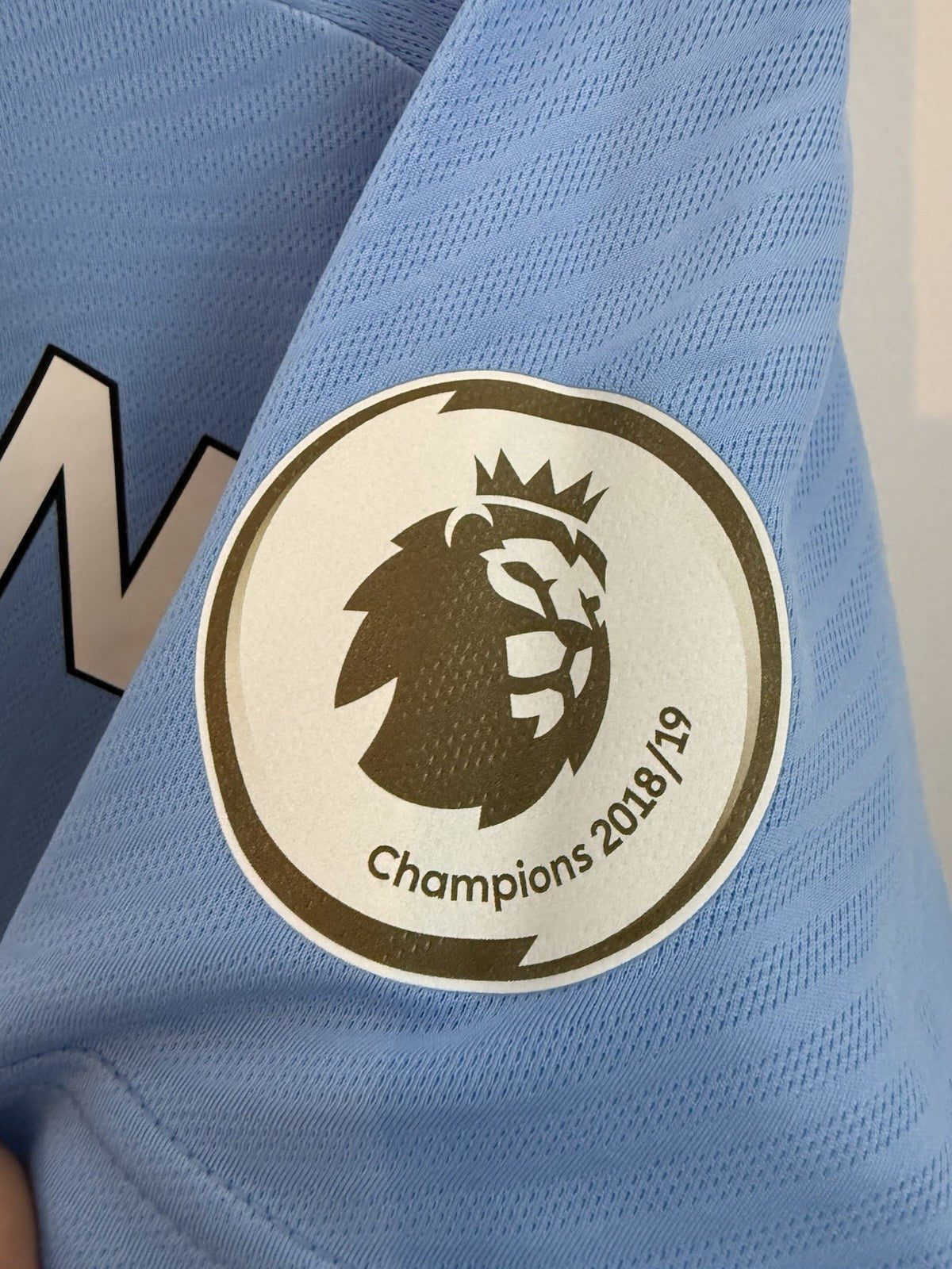 Manchester City Fernandinho #25 2019/20 Medium Home Excellent Conditio 755586-01