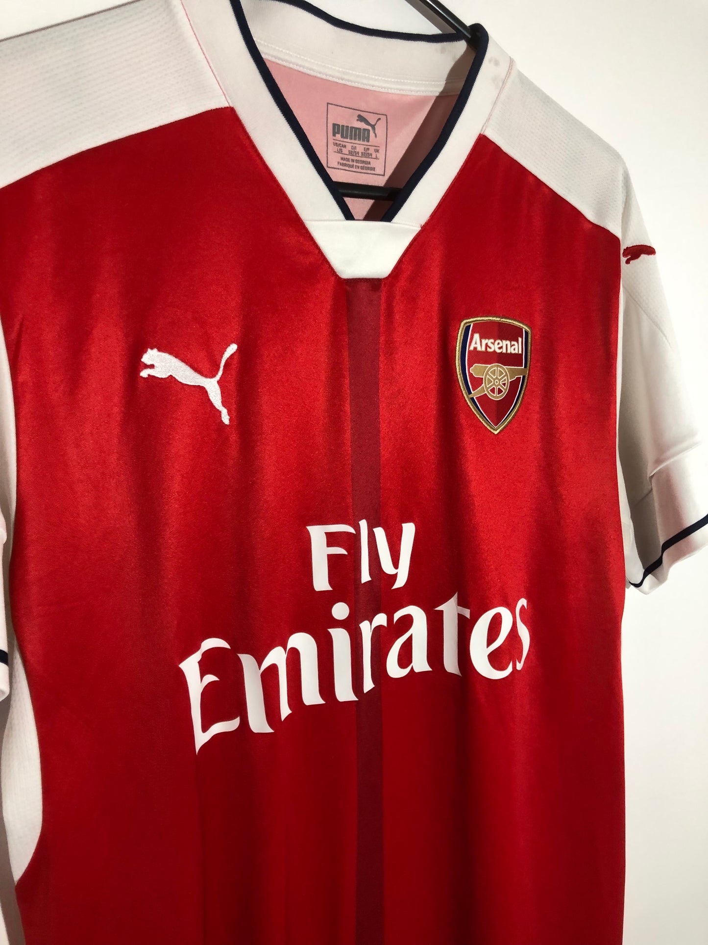 Arsenal 2016/17 Large Home Shirt Puma Excellent Condition 749712
