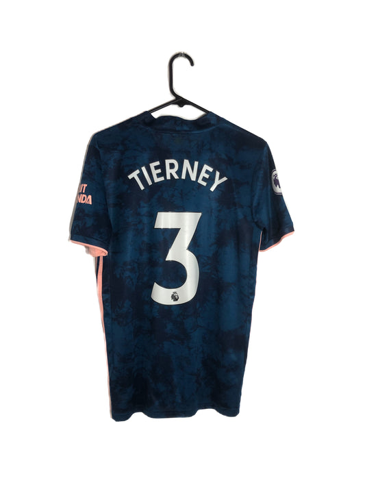 Tierney #3 Arsenal 2020/21 Small 3rd Shirt Adidas Excellent Condition GH6653