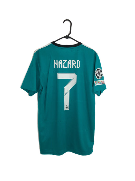 Hazard #7 Real Madrid 2021/22 Medium CL 3rd Shirt Excellent Condition H40951