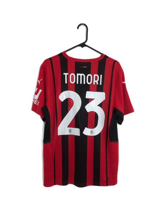 Tomori #23 AC Milan Large 2021/22 Home Shirt Puma Excellent Condition 759122-01