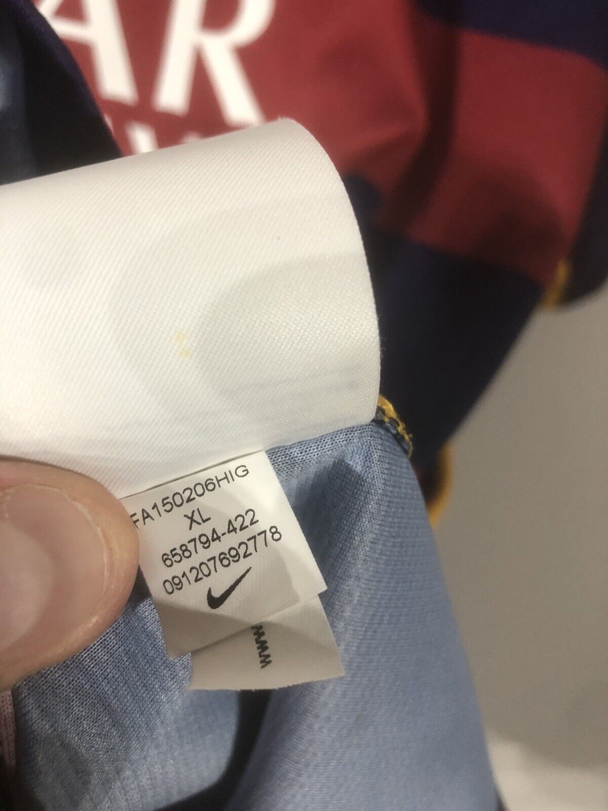 Messi 10 Barcelona 2015 16 Home Xl Shirt Nike Excellent Condition 658794 422