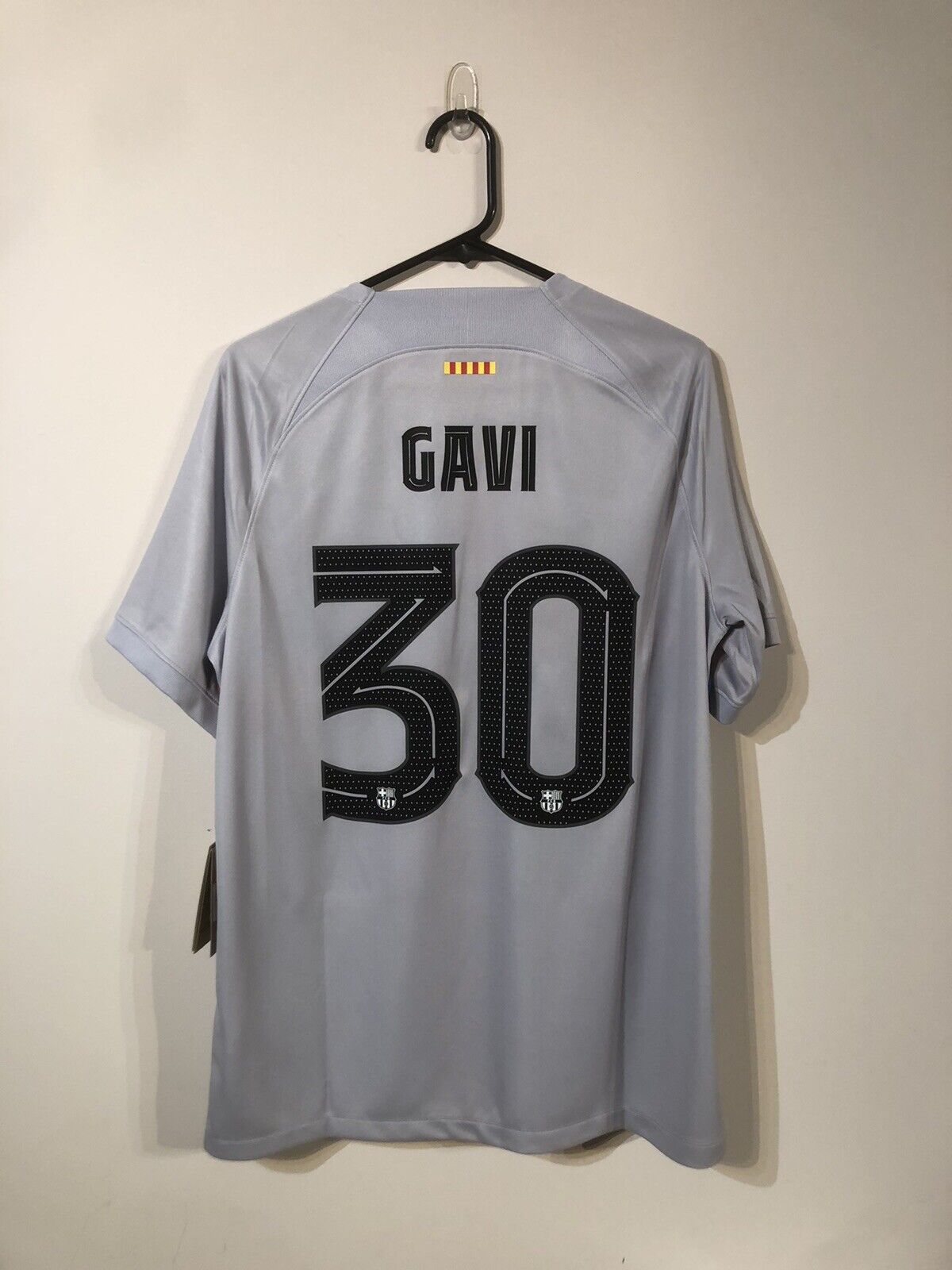 Gavi #30 Barcelona Euro 2022/23 3rd Large Football Shirt Nike BNWT
