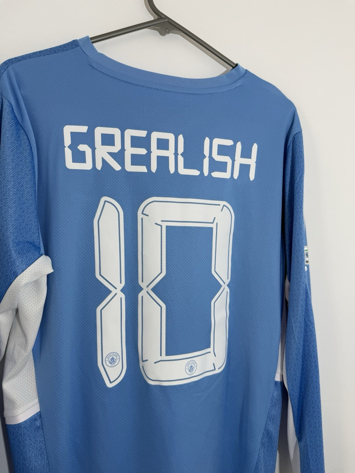 Manchester City Grealish #10 2021/22 Large Home Excellent Condition 759203-01