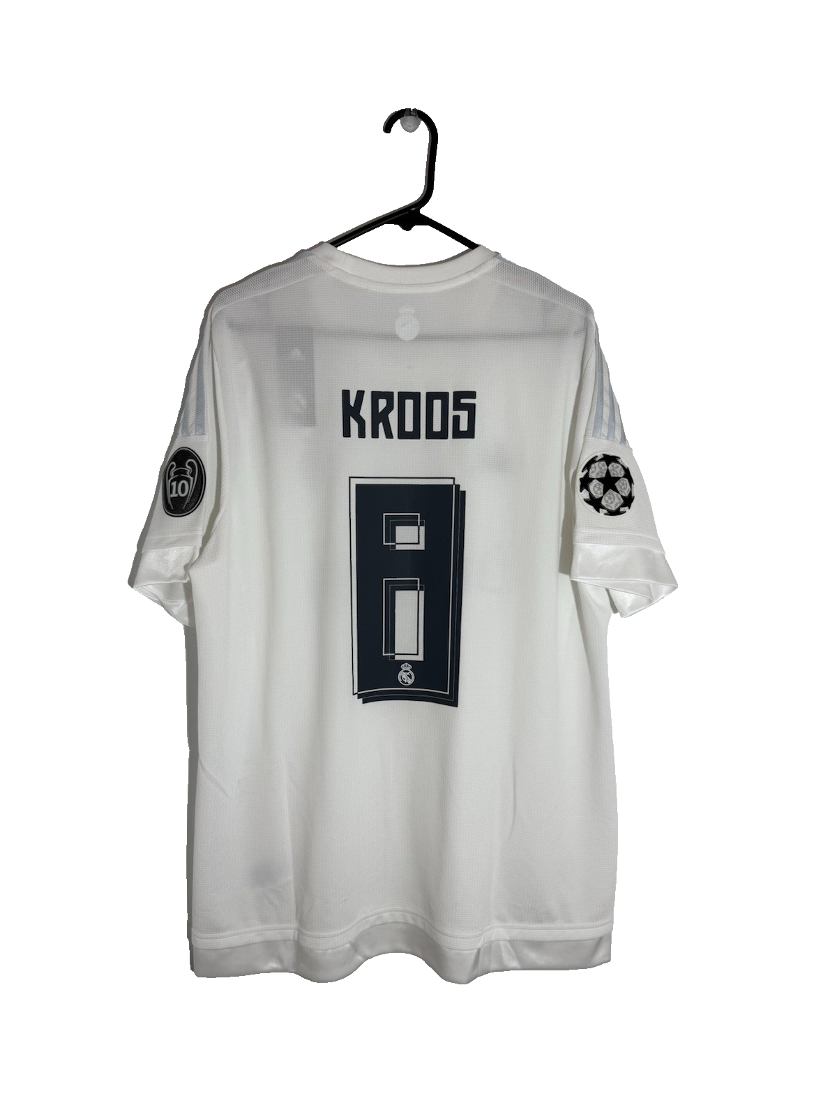 Real Madrid Kroos #8 2015/16 XL Champions League Home Shirt BNWT S12614