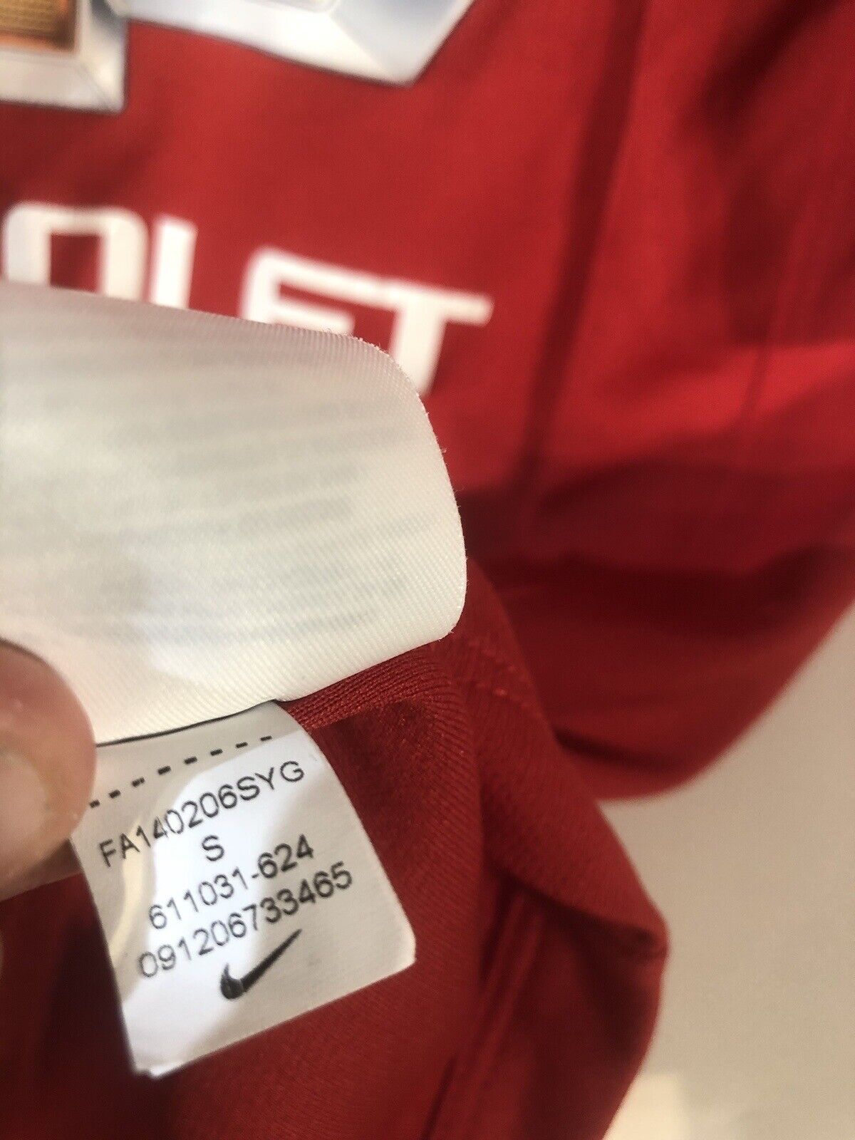 Manchester United Small 2014/15 Home Shirt Nike Very Good Condition