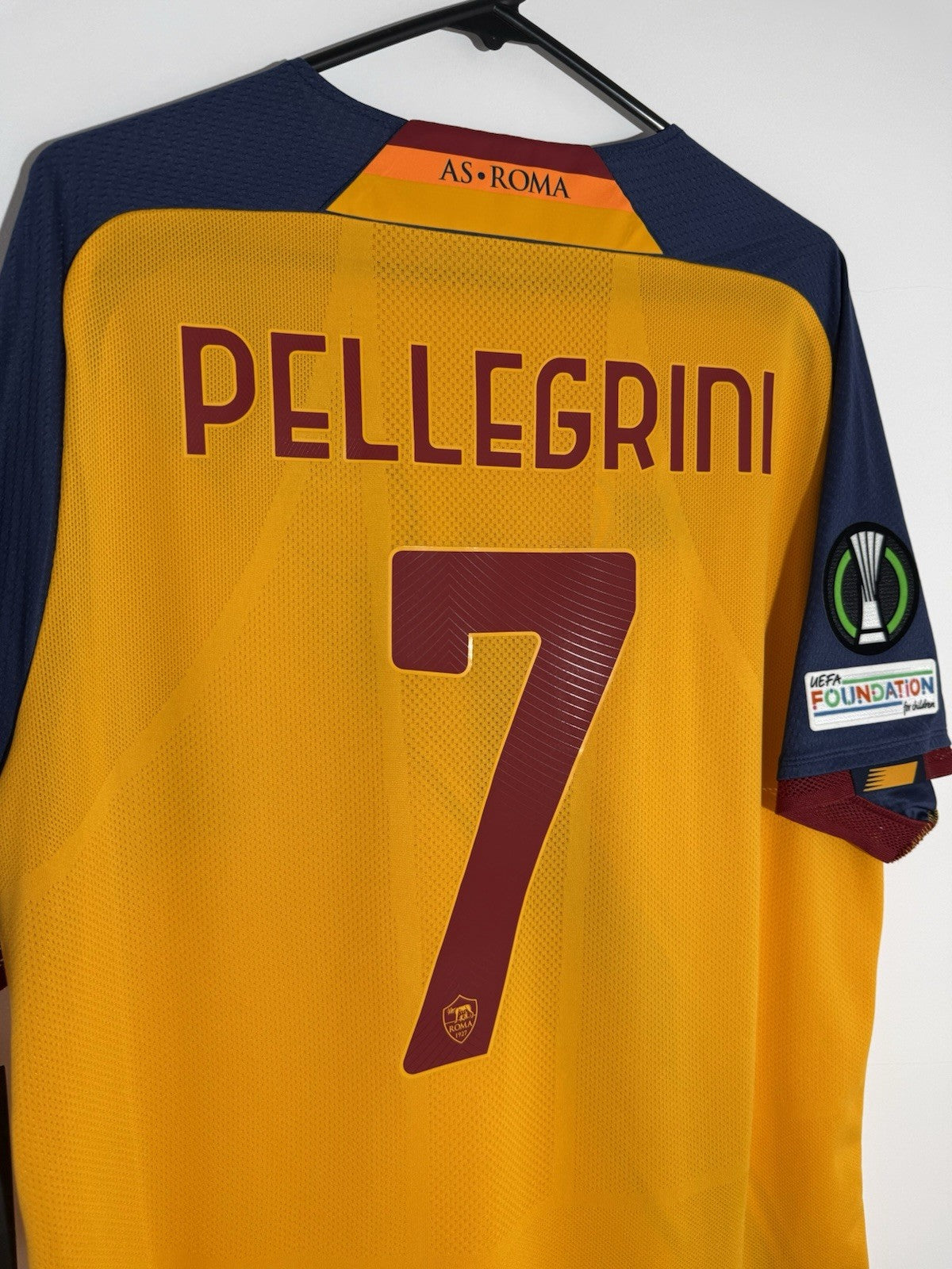 AS Roma Pellegrini #7 2021/22 XL EC 3rd Shirt New Balance BNWT MT130222