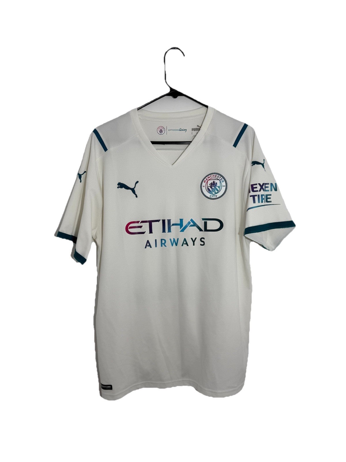 Manchester City Bernardo #20 2021/22 XL Away Shirt Excellent Condition 759211-02