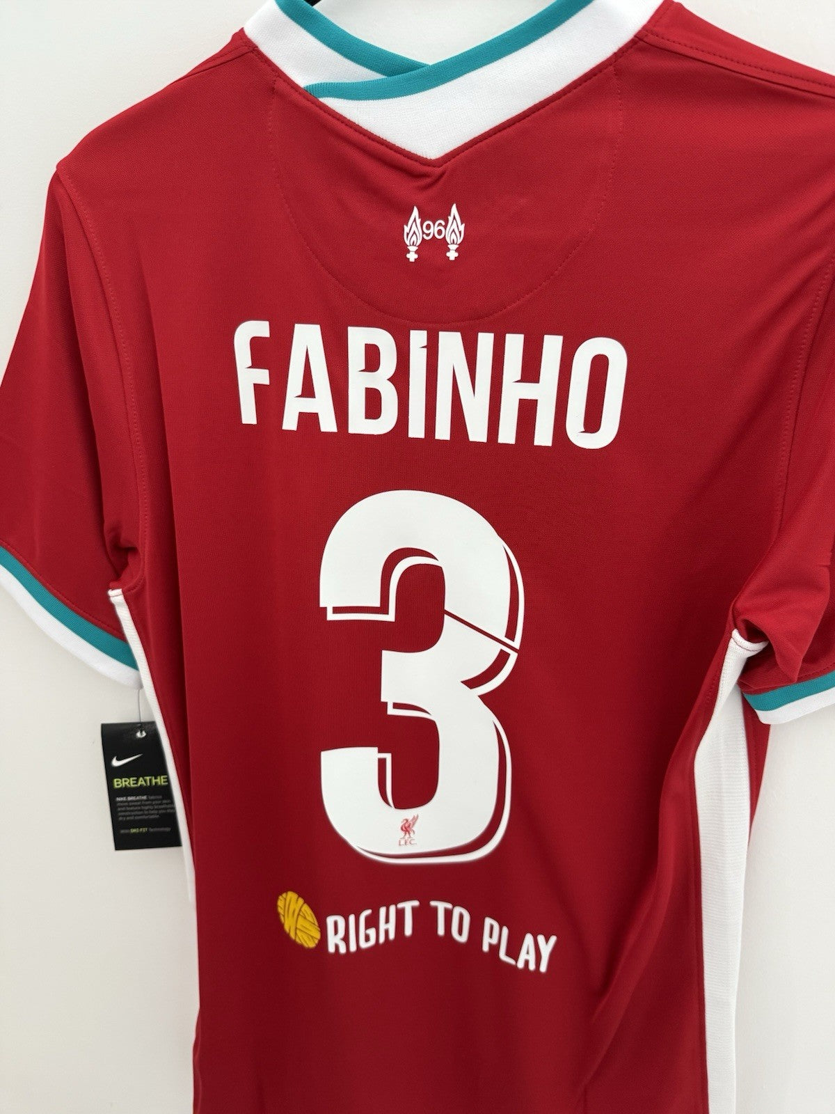 Liverpool Fabinho #3 2020/21 Small Home Shirt Nike BNWT CZ2636-687