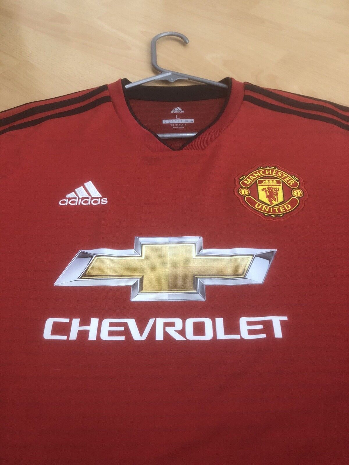 Rashford 10 Manchester United Large Ls 2018 19 Home Excellent Condition Cg0047